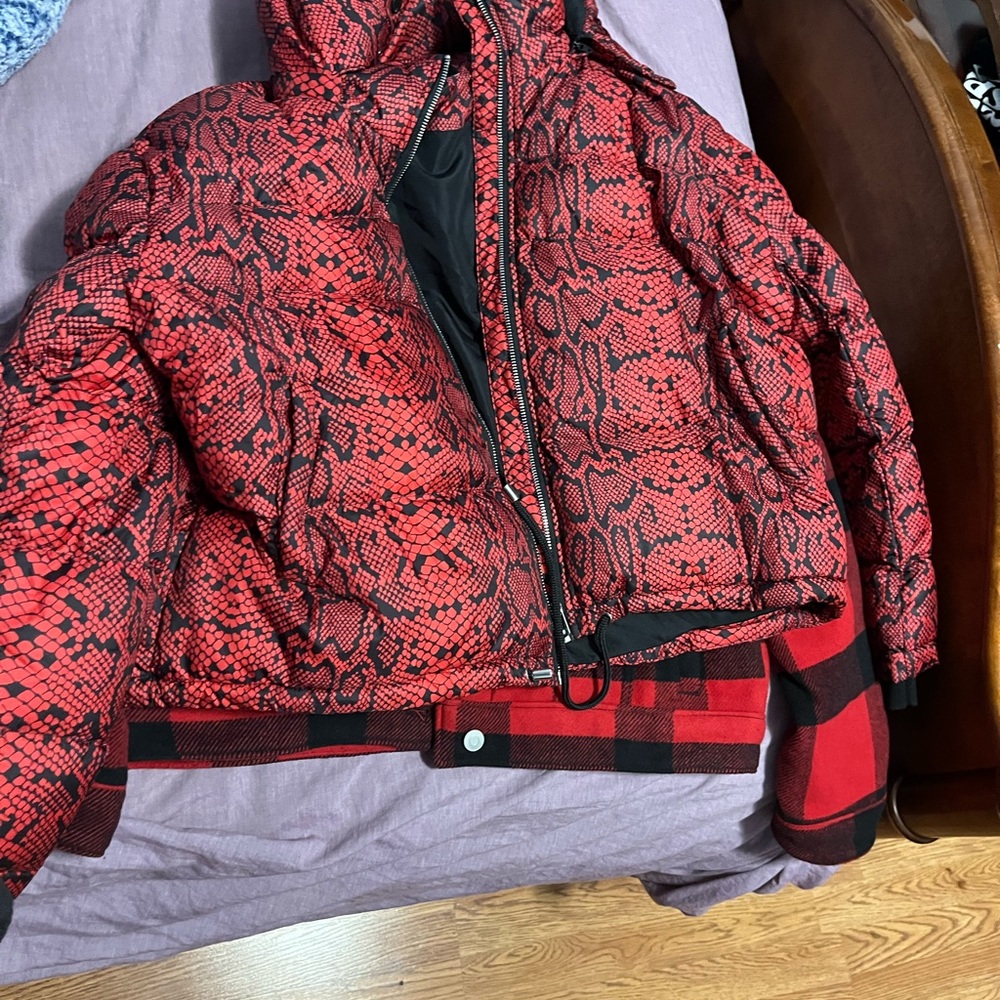 Red Puffer Coat